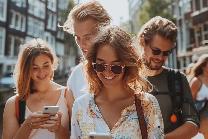 90 minutes Self Guided Walking Tour with puzzles in Den Haag - How the Self-Guided Hunt Works on Your Phone