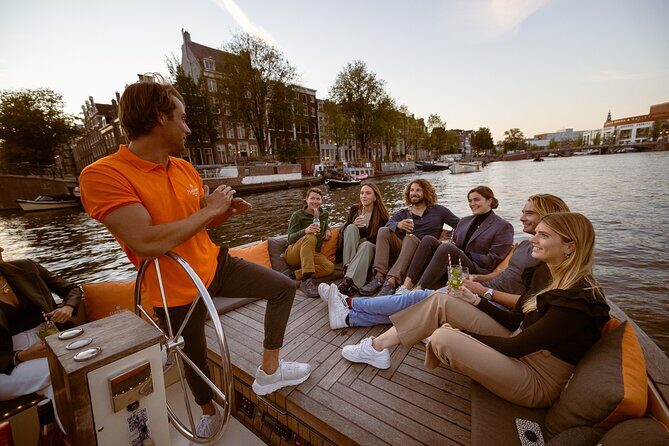 Amsterdam: 1-Hour Canal Cruise in the Evening - Blue Bridge (Blauwbrug) And The Shape Of The City
