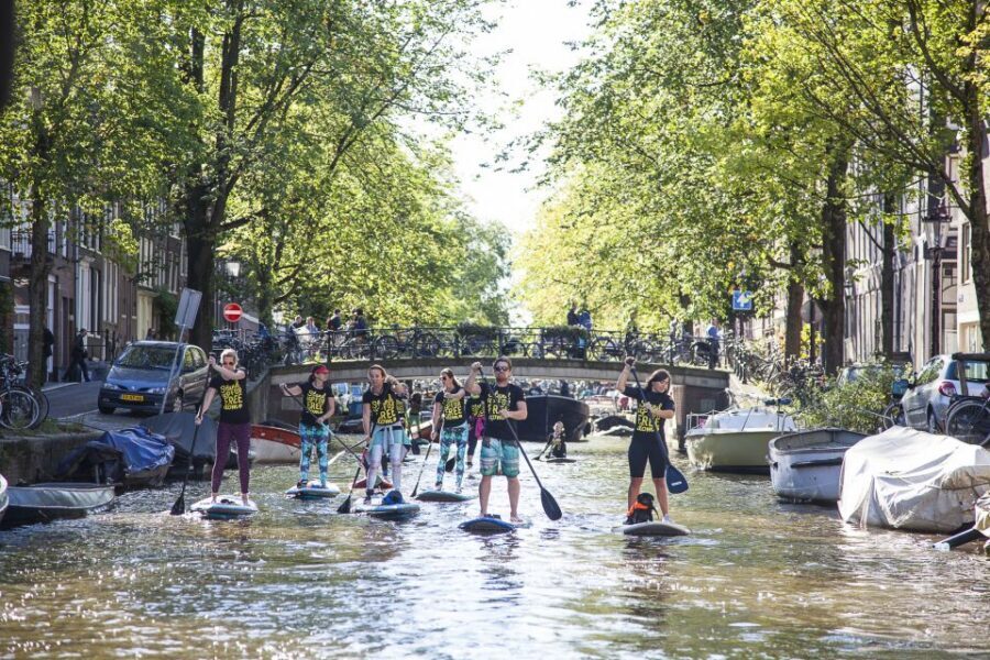 Amsterdam: 2-Hour Stand Up Paddle Board Tour - Where you meet: the Brewery het IJ windmill area