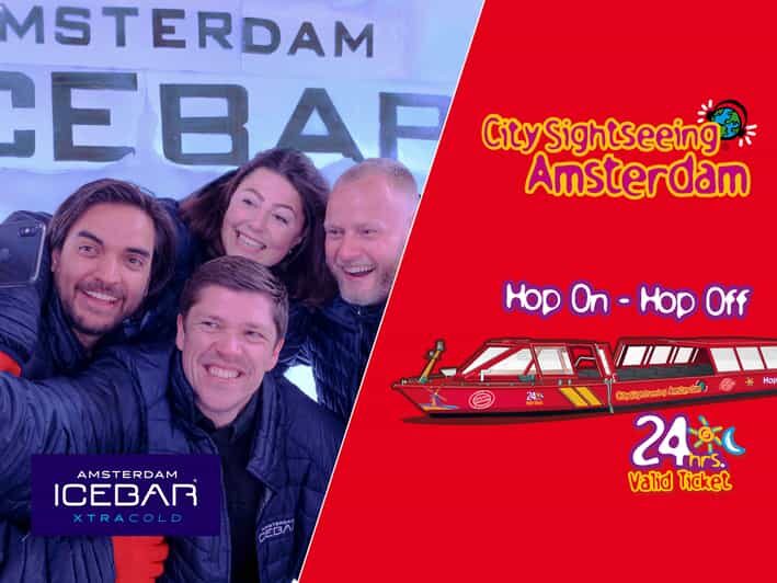 Amsterdam: 24-Hour Hop-On Hop-Off Boat and XtraCold Icebar - Lines, seasons, and stops: picking the right boat route for your dates