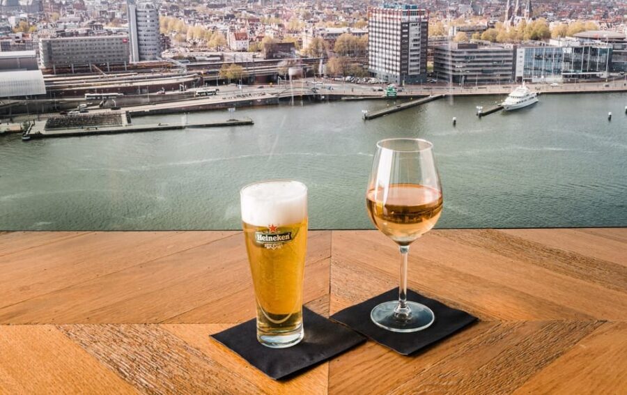 Amsterdam: A'DAM Lookout Entry Ticket with 2 Drinks - Ticket deal: entry plus 2 drinks is the real money saver
