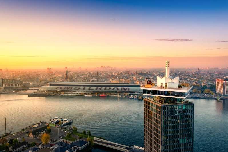 Amsterdam: A'DAM Lookout Entry Ticket with 2 Drinks - The 20 floors in 20 seconds: fast elevator, slower experience