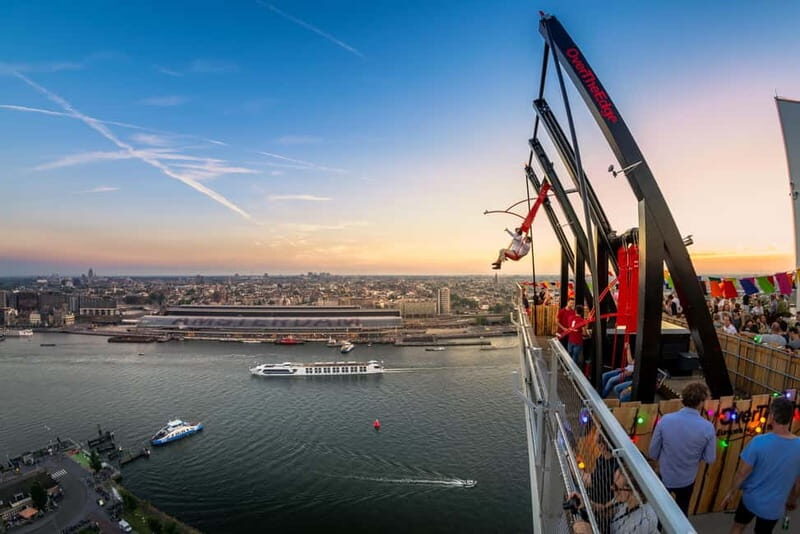 Amsterdam: A'DAM Lookout with Revolving Restaurant Moon - Best day for the best views (and how to make your photos look good)