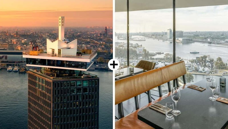 Amsterdam: A'DAM Lookout with Revolving Restaurant Moon - A’DAM LOOKOUT: The view that makes Amsterdam feel instantly “understood”