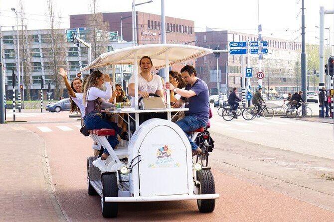 Amsterdam Beer Bike Blast Private Tour - With Beer On Tap - Private tour setup: group size, times, and the Rhoneweg 1 start