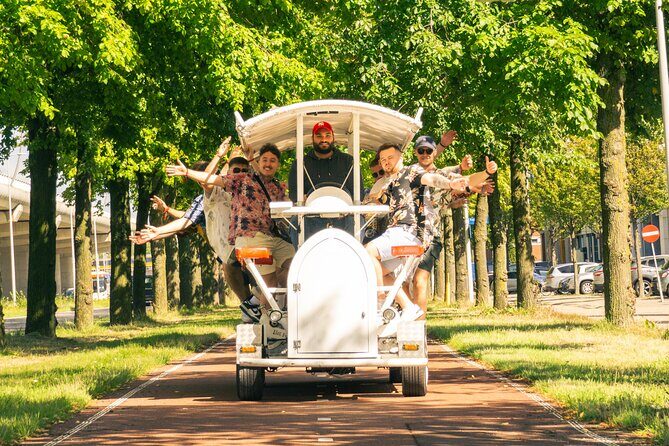 Amsterdam Beer Bike Blast Private Tour - With Beer On Tap - What’s on board: 20 liters of beer plus fizzy wine