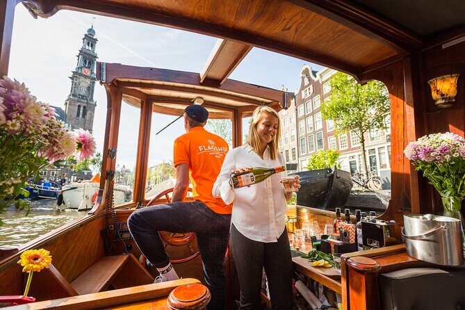 Amsterdam Canal Cruise in Classic Salon Boat With Drinks and Cheese - Why This Cruise Feels Efficient in Amsterdam