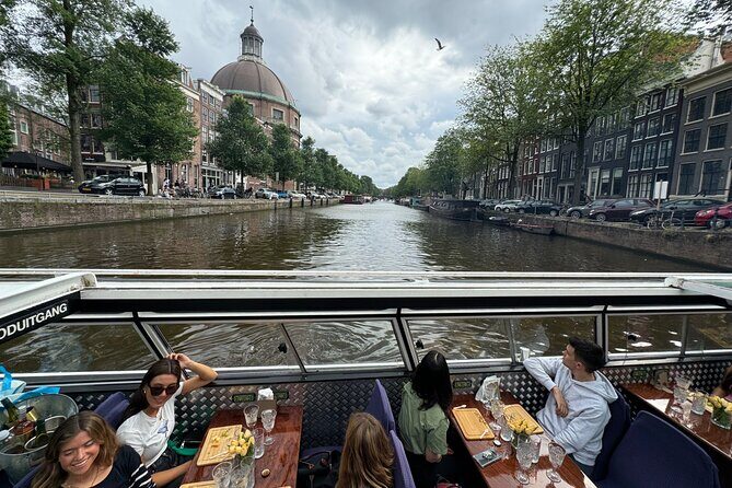Amsterdam Cheese and Wine Canal Cruise - Anne Frank area from the water: Prinsengracht #263