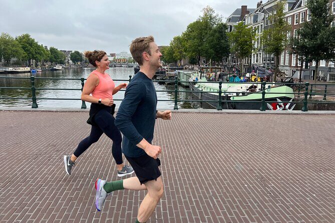 Amsterdam city center run tour - Jordaan, Leidseplein, and Dam Square for instant geography
