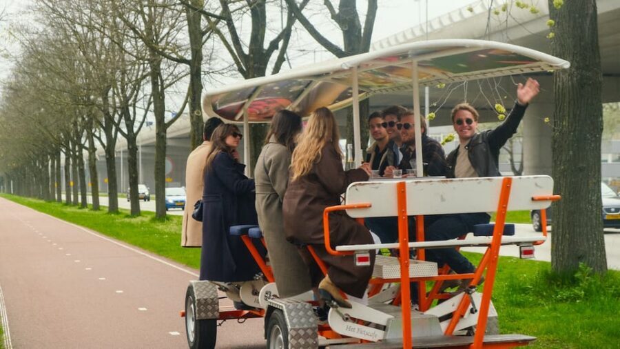 Amsterdam: Dutch Prosecco Party Bike - Price and value at $37 per person