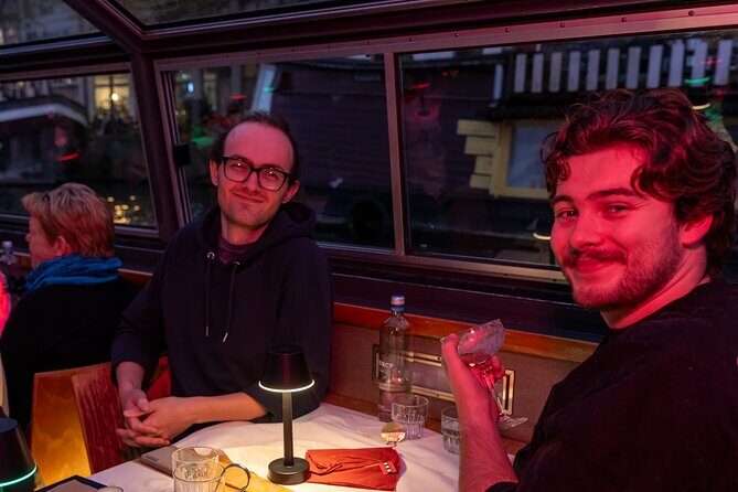Amsterdam Evening Cocktail Cruise with snacks - Photos and Seating: How to Get Better Views on a Darker Boat