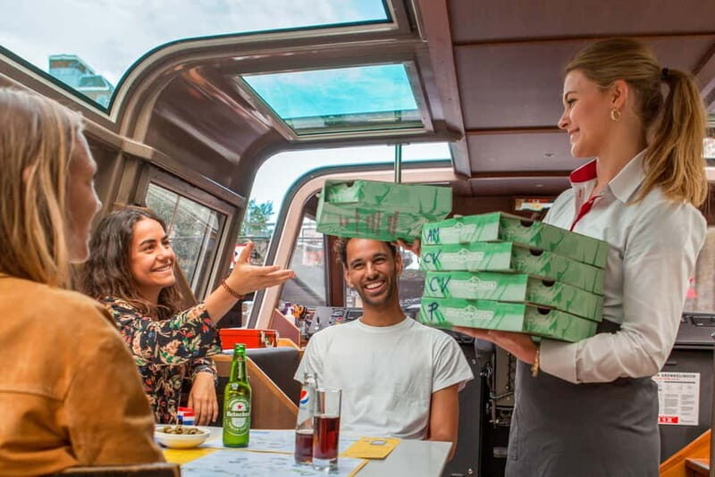 Amsterdam: Evening Pizza Cruise Along the Canals - Unlimited Drinks Without the Formality