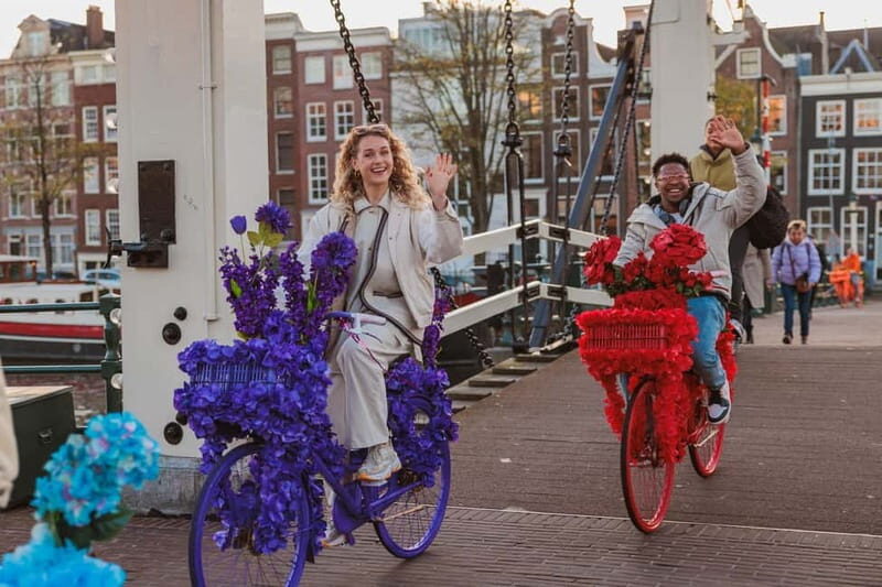 Amsterdam: Explore Canals, Guided Tour on Flower Bikes - Included Perks That Make the Ride Feel Like a Treat