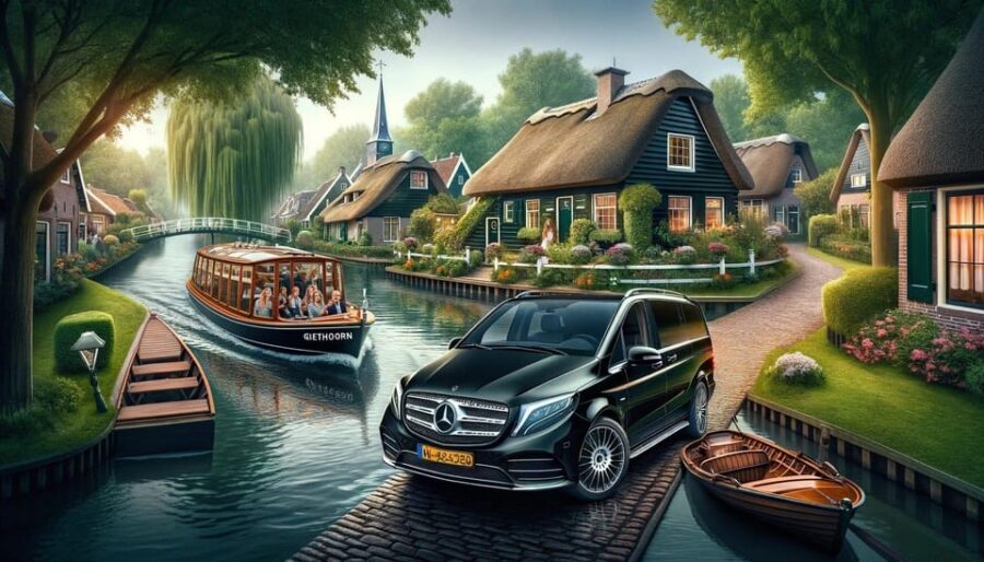 Amsterdam: Explore Giethoorn in a Private Tour with Driver - Entering Giethoorn: A Car-Free Village Built for Walking and Boats