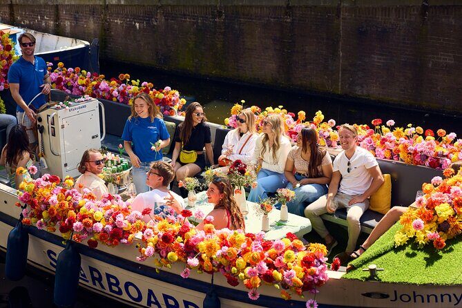 Amsterdam Flower Boat Canal Cruise with Local Guide - Photo opportunities: tulip color, bridge angles, and timing