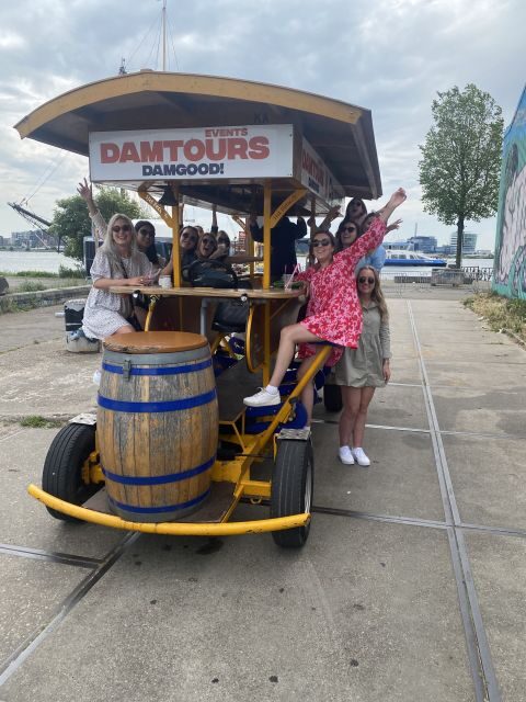 Amsterdam: Guided Beer or Prosecco Bike Tour - Breugem Beer meeting point: quick start, clear handoff