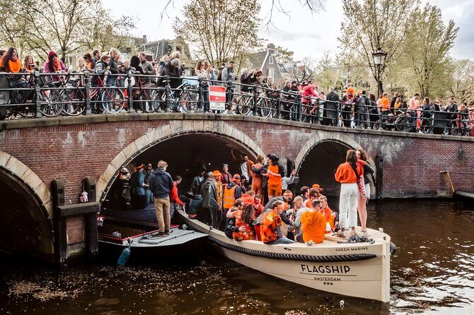 Amsterdam King’s Day Boat Party with Unlimited Drinks 2026 - King’s Day on the canals: the real appeal