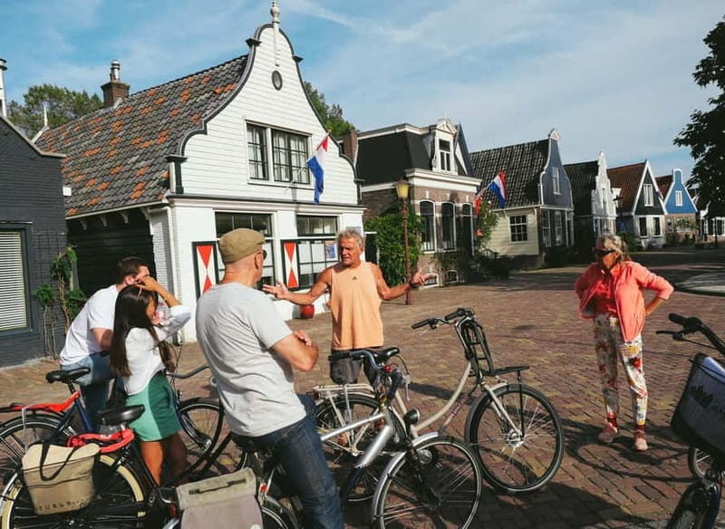 Amsterdam: Leisurely Windmill & Countryside Bike Ride - The Admiral windmill and the polder reality below sea level
