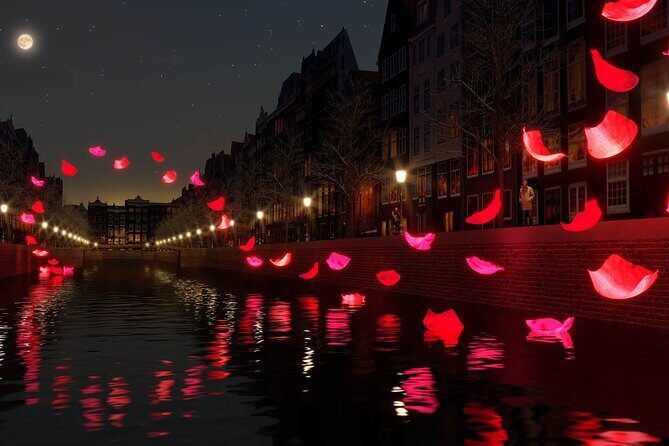 Amsterdam Light Festival: Canal Cruise + Bite & Unlimited Drinks - What Happens During the 1 Hour 15 Minute Cruise