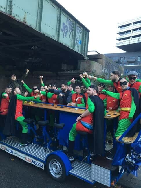 Amsterdam: MIXED - Beer & Bubbles Bike Tour - Your 90 Minutes on the Party Pub on Wheels