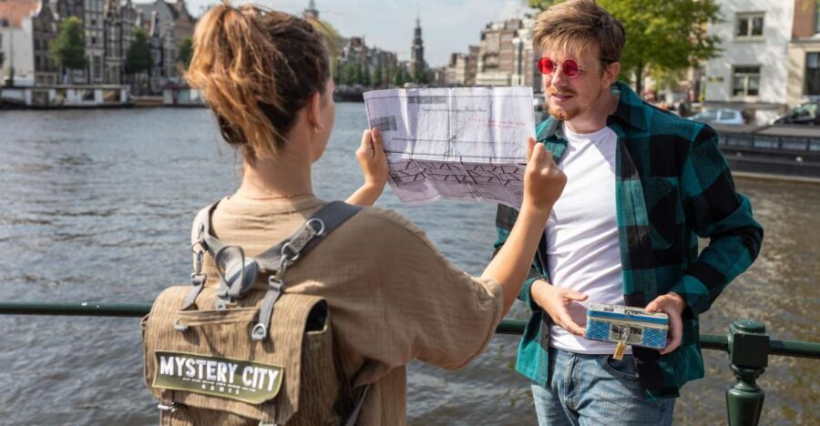 Amsterdam: "Operation 45 " Treasure Hunt Walking Tour - Starting at Mystery City Games: The HQ + Your Backpack Toolkit