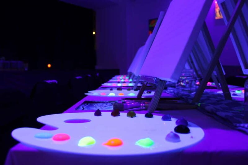 Amsterdam: Paint and Sip in the Dark at Rembrandt van Wine - Drinks included: good value and a real part of the vibe