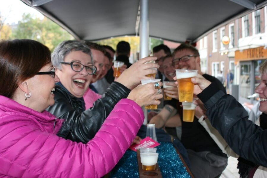 Amsterdam: Party Bike Tour with Beer - Price and value: about $51 for a moving bar experience