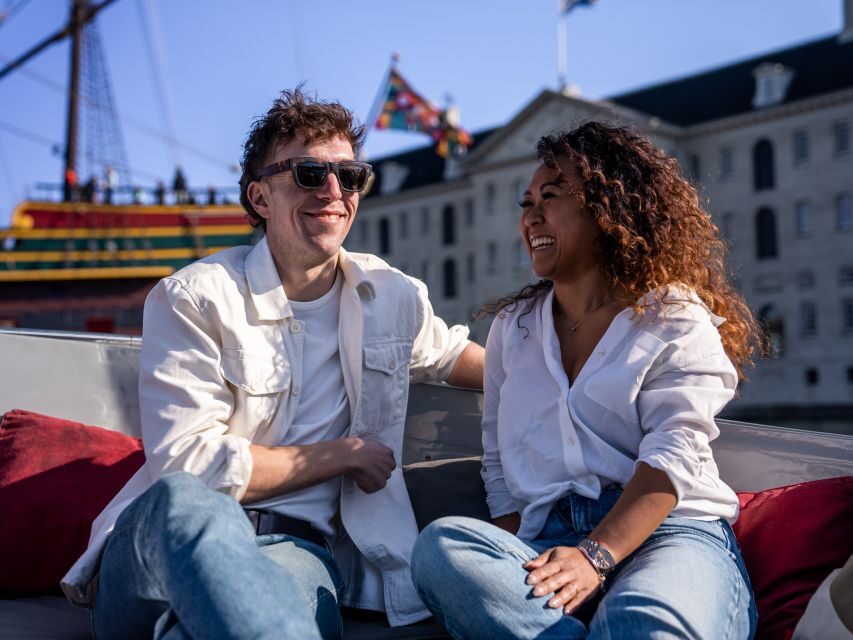 Amsterdam: Private Canal Cruise with Drinks and Snacks - Where you board: the dock behind the Apple Store