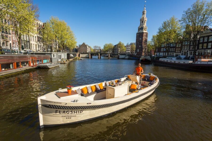 Amsterdam: Private Cruise with Drinks & Pizza or Burger - What You’ll See: Amsterdam Hotspots From the Canal Level