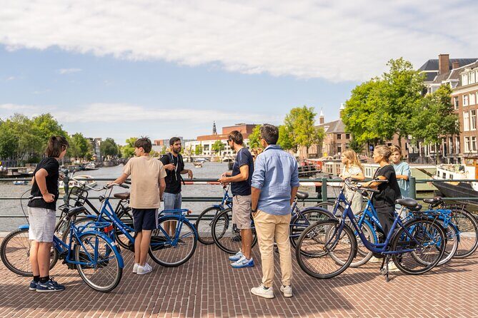 Amsterdam Small-Group Bike Tour With Canal Cruise, Drinks, Cheese - The Jordaan Quarter near Anna Frank House and The Westerkerk