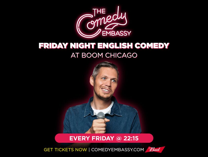 Amsterdam: The Comedy Embassy Stand-Up Show - Boom Chicago Upstairs Theater: Where Your Comedy Night Happens