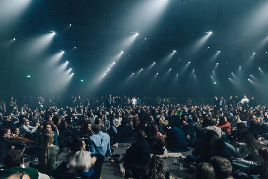 Amsterdam: Unfold.art 'Sora' Immersive Art Exhibit Ticket - Inside the Gashouder Westergasfabriek roundhouse