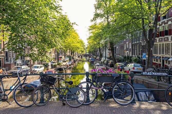 Amsterdam Walking Tour and Cruise with Drinks and Cheese Tasting - Muntplein and the flower market energy