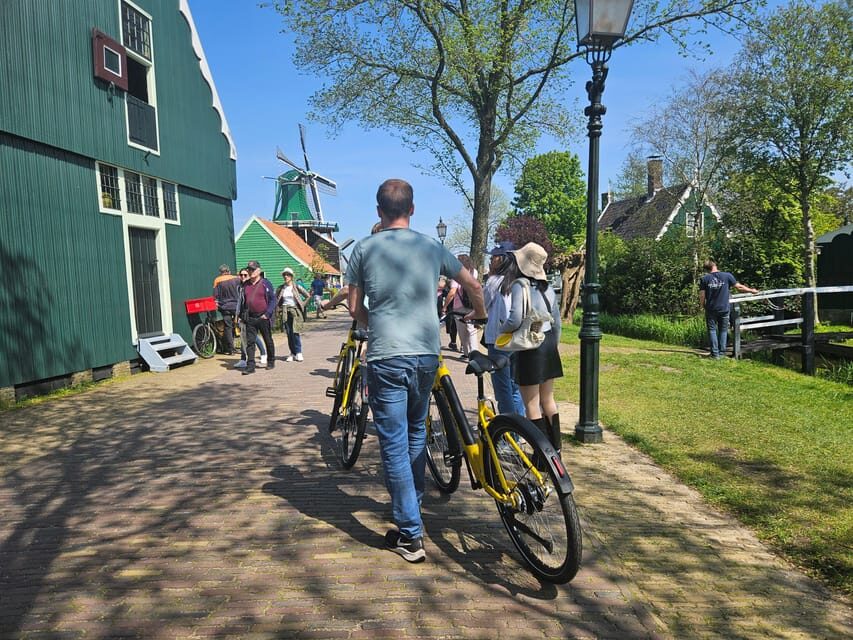Amsterdam: Zaanse Schans E-Bike Tour with Windmills & Cheese - Zaanse Schans: Windmills, Timber Architecture, and a Tight Time Window