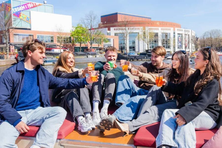 CHEESE AND DRINKS TOUR: A TASTE OF AMSTERDAM ON THE CANALS - Amsterdam Centraal Station From the Water