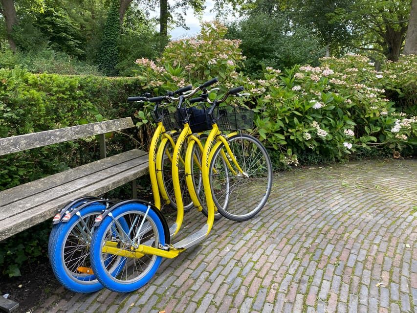 Delft - Step/scootertour in and around the city - Mill de Roos: still in use, and right in your ride line