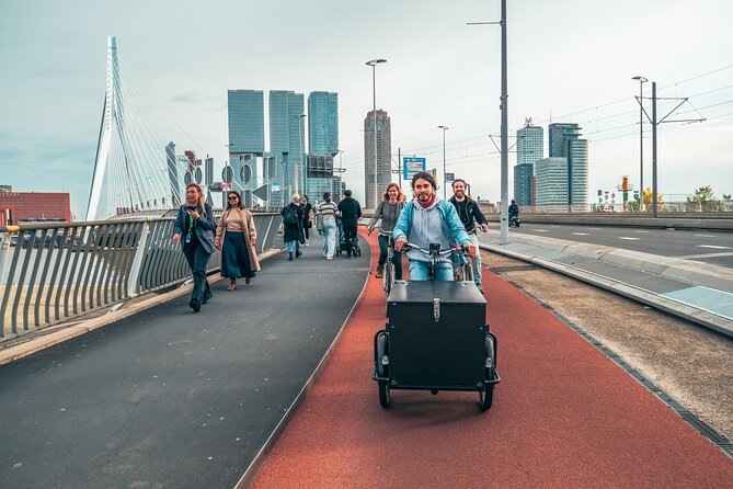 Discover Rotterdam: Classic Highlights Bike Tour with a Local - Hotel New York and the Fenix Museum view from the waterline