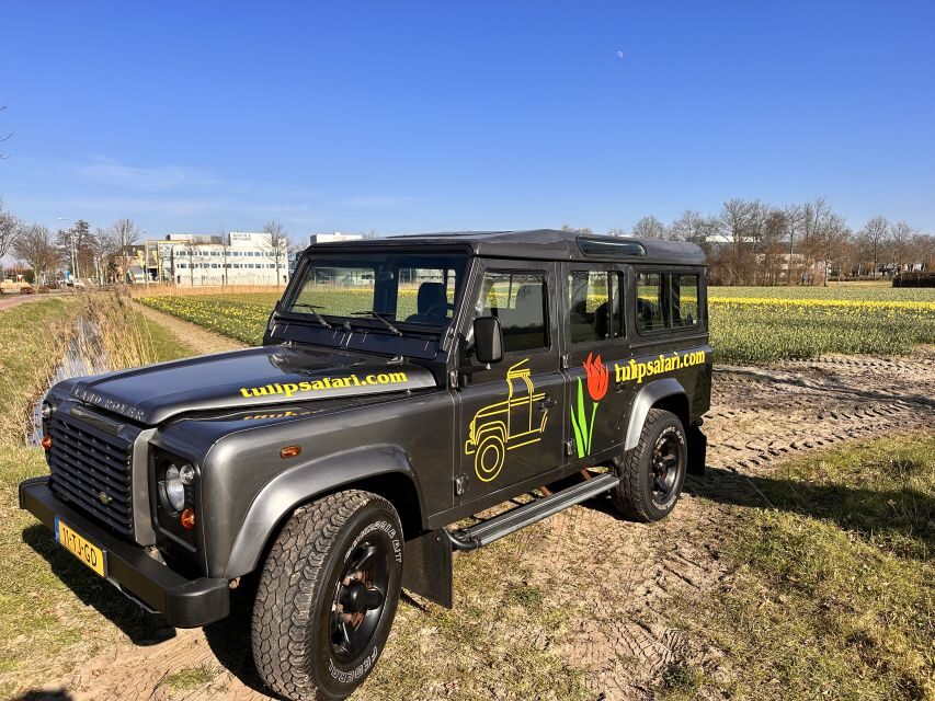 Enjoy the tulip fields in a Landrover with a local guide! - Starting at Restaurant Hanami in Lisse (and finding your guide fast)