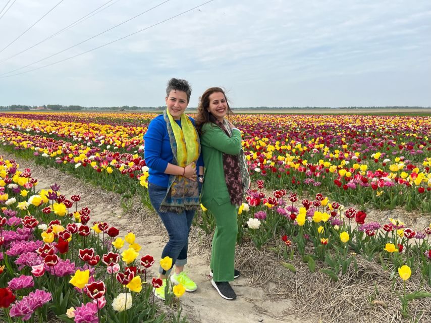 Keukenhof, Tulip Farm, Flower Fields & Windmills - Zaanse Schans: Dutch craft and old machines in action