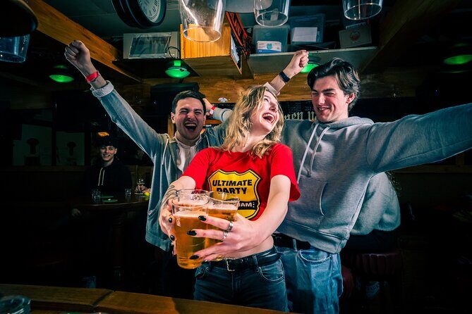 New Year's Eve Pub Crawl With Optional Club Entrance - Choose the right ticket: club entrance vs. Dam Square finish