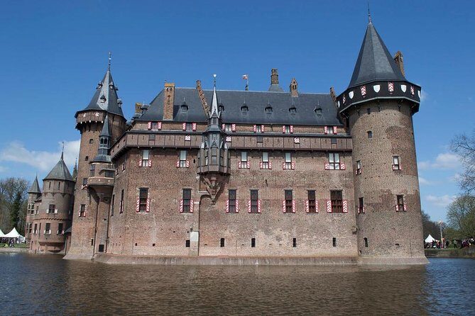 Private day trip to the Dutch castles from Amsterdam - Stop 1: Muiderslot, a 700+ year old castle with real medieval texture