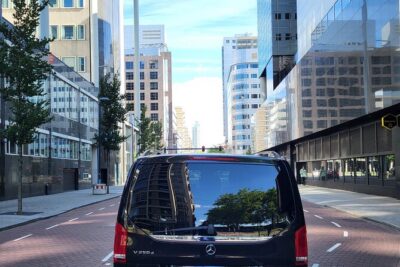 Private Minivan Transfer from Rotterdam - Inside the minivan: space for luggage and a comfortable ride