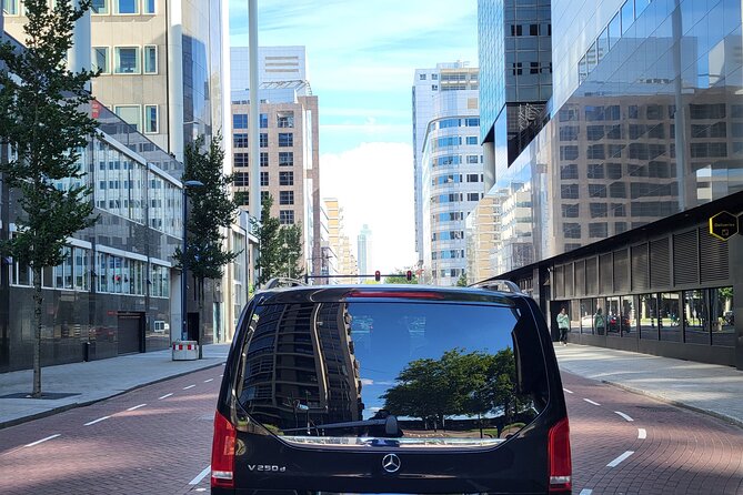 Private Minivan Transfer from Rotterdam - Inside the minivan: space for luggage and a comfortable ride