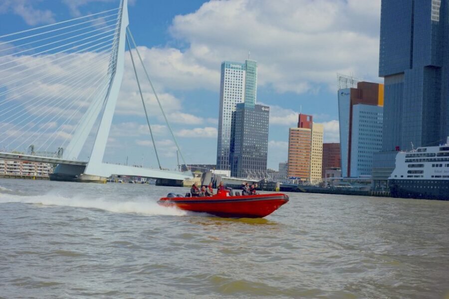 Rotterdam: Private Maas River Speedboat Cruise - Into the Big River: Vlaardingen, Waalhaven, and the Scale of Ships