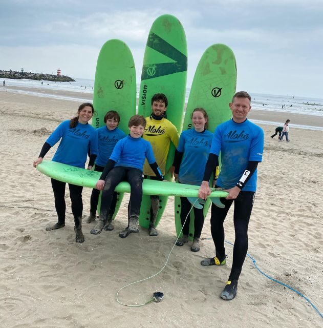 Scheveningen Beach: 1,5 hour Surf experience for families - Meet at Aloha: The lesson starts with basics and safety