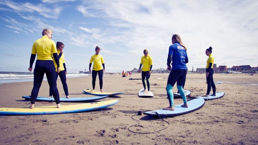 Scheveningen Full-day Surfing lessons with Lunch - Key points I’d mark on your plan