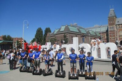 Segway City Tours Amsterdam - The HOH meeting point and the intro/practice that actually matters
