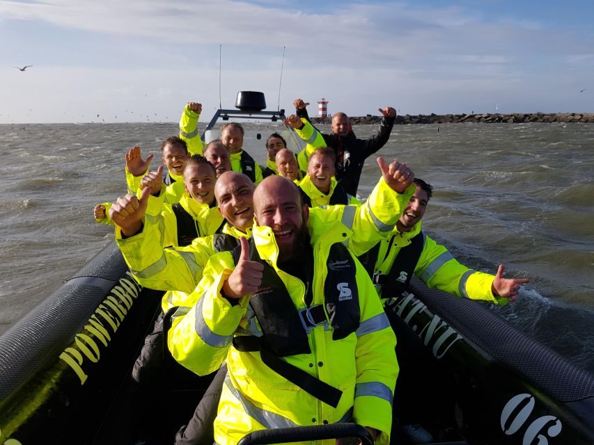 The Hague: Powerboat Tour Scheveningen - The Bubbles experience: from calm harbor to full-throttle runs