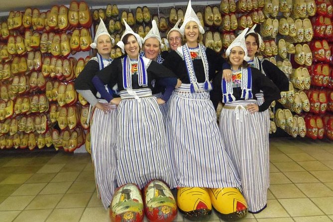 Volendam & Marken Private Tour in luxury Jaguar S Type 1/2 day - Clue to the day’s culture: the clogs factory visit