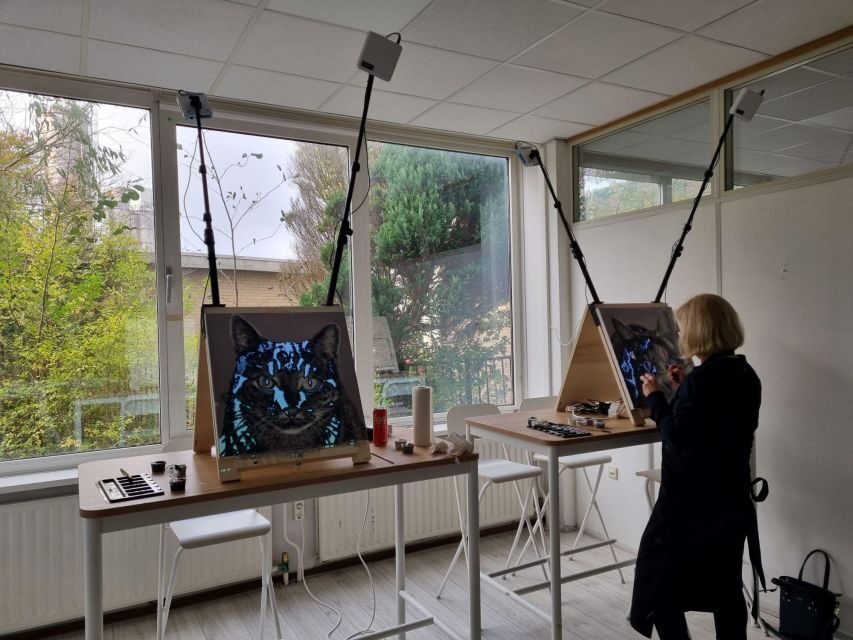 Zaandam: Paint a Perfect Portrait workshop - Working with Judith: support without the rush